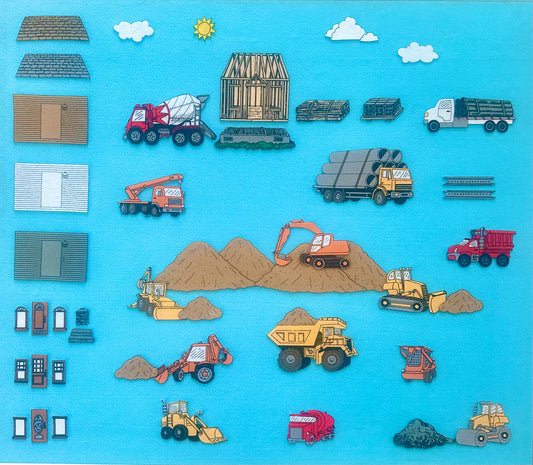 Construction Felt Board Set