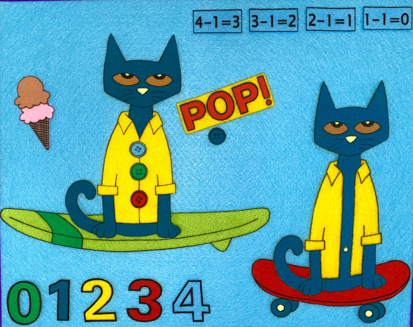 Pete the Cat (Groovy Buttons)