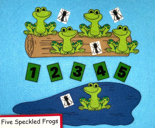 5 Speckled Frogs
