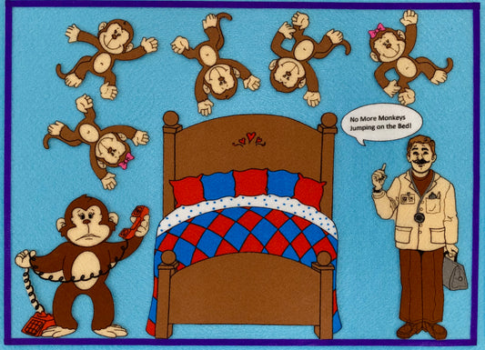 5 Little Monkeys Jumping on the Bed