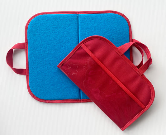 Mini Travel Bag 13" X 16"(red)